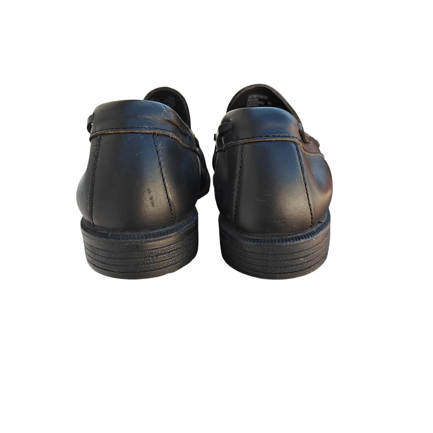 Black Leather Tassel Loafers
