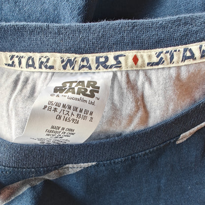 Star Wars Navy Mandalorian Graphic Tee